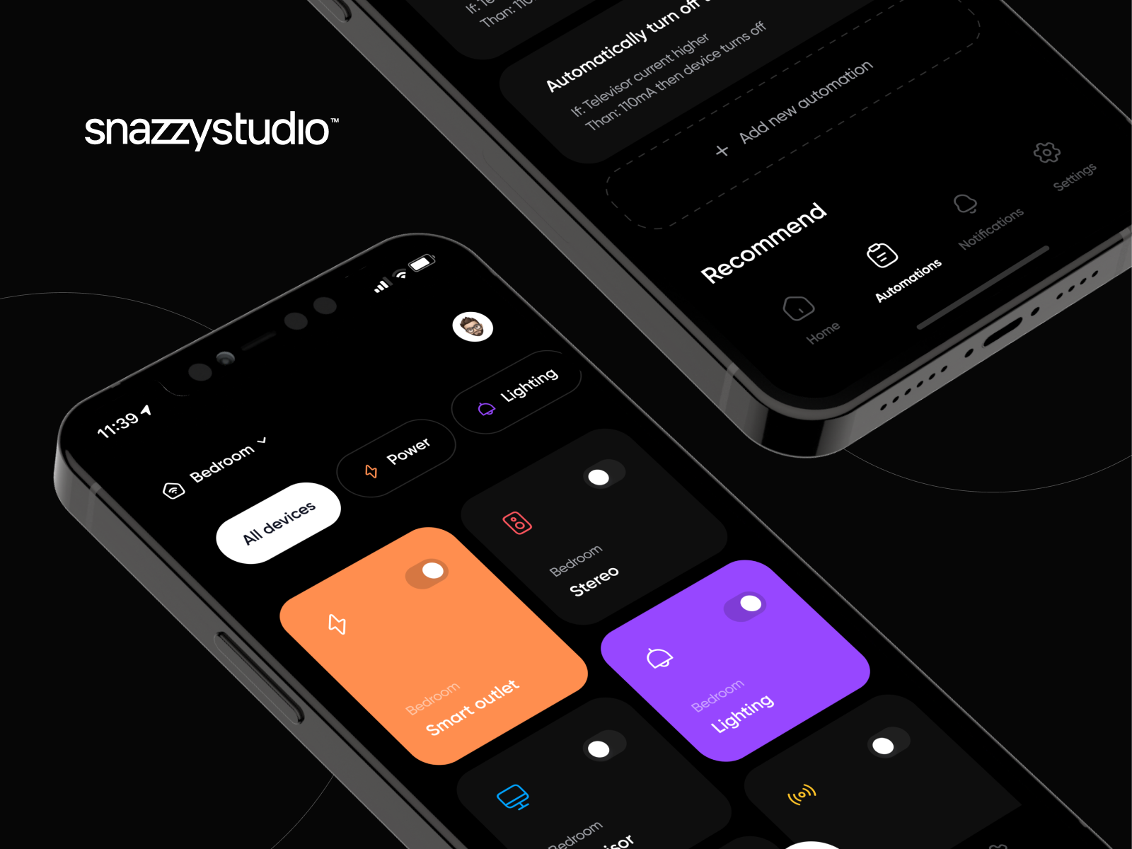 Smart Home App Concept app app design app redesign app ui concept design design graphic design mobile ui ui user interface ux