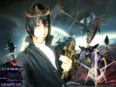 Code Geass Cosplay animation anime art branding code geass design fashion graphics art gundam x wing illustration lelouch lelouch lamperuge modeling photography typography
