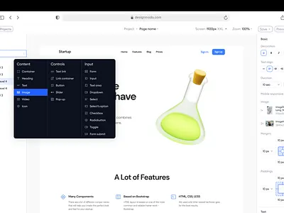 Startup 5 bootstrap ui user interface web design website templates
