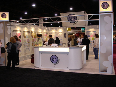 Exhibit Design for Craft & Hobby Show, 2007 branding environmental design exhibit design graphic design illustration