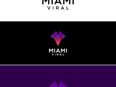 Miamiviral logo app branding design icon illustration logo ui vector