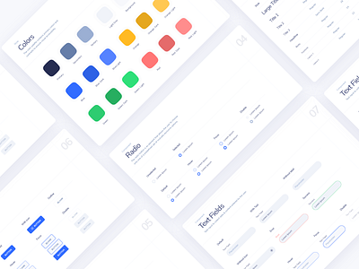 Design System. Atoms adobe xd colors design design system ios ui ux