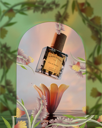 Perfume poster 3D 3d 3d art branding design graphic graphic design graphicdesign illustration logo modeling poster