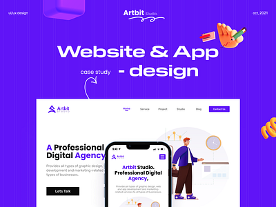 Digital Agency Web Case Study - Sadekud agency agency web agency website agency website ui case study digital agency digital agency web digital agency website inspiration portfolio portfolio ui portfolio web inspiration product design ui uiux study web web design web ui