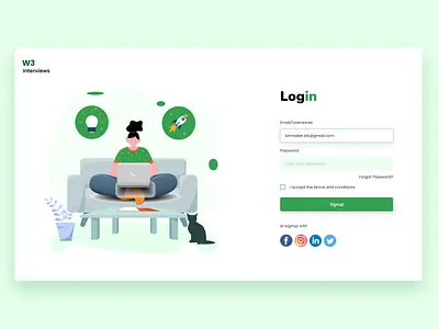 Login Screen Designed for 2e Interviews design interview login login page login screen login web design login website design minimalist mockup ui ui design uidesign uiux web design web ui web ui design website design website login webtemplate