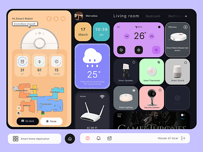 Smart Home - Application application concept control design followme home home automation household iot landing remote control smart devices smart home smartapp ui user user interface ux web design website