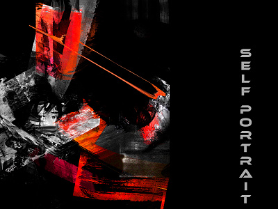 NFT 'OUTRE' Collection @Foundation abstract art by kela artist artwork dark digitalart figurative nft painting portrait red