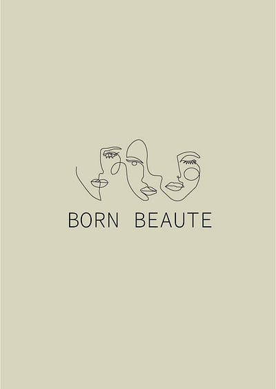 Beaute branding design icon illustration logo vector