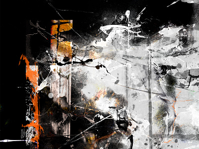 NFT 'OUTRE' Collection @Foundation abstract art by kela artist artwork collage conceptual contemporary dark defet digital escape mindset mixed media