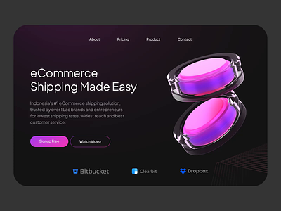 Pinxo 3D Abstract 3d 3d artwork 3d illustrations 3d object abstract gradient illustration isometric landing page