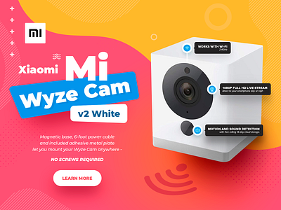 Xiaomi Social Media Banners ad banner banner brand design branding clean design illustration social media social media ads social media design ui web banner