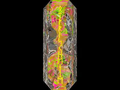 Crystal of Loathing. cryptoart nft nftart nftartist opensea openseanft
