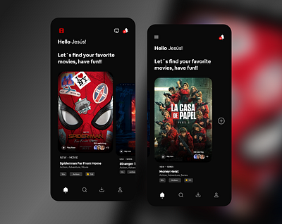 Cinema App Design app design icon illustration minimal ui uidesign