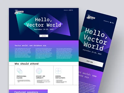 Unstructured data summit landing page landingpage tech website