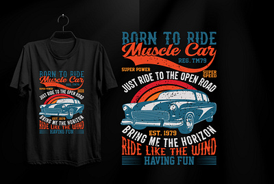 Vintage Car T-Shirt Design branding graphic design illustration logo online tshirt design retro design style t shirt design tshirt tshirt design template typography vintage vintage design