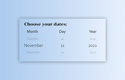 Date Picker - Daily UI 80 app branding daily ui daily ui 080 date picker design figma graphic design ui ui design web web design