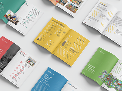 Impact Hub - Activity Report activity report annual report design desktop publishing graphic design layout design typography