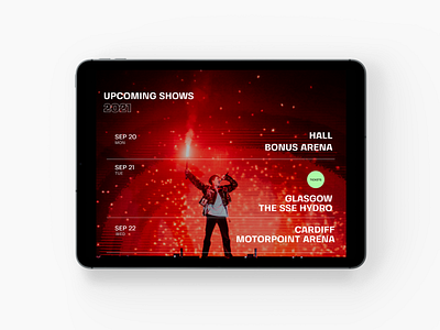 Bring me the horizon design concept site app bring me the horizon design mobil ui web world