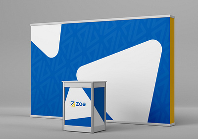 Zoe Nation Stand branding design empresa estand graphic design lettering logo logotype stand willycrea willysantos willysantoscreate