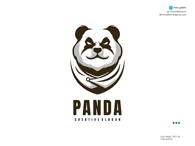 Panda Mascot Logo branding design icon illustration logo logo design logotype vector