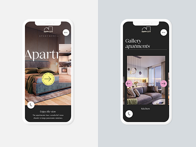 HAPPY CITY residential complex - website concept app complex concept design mobil residential ui web world