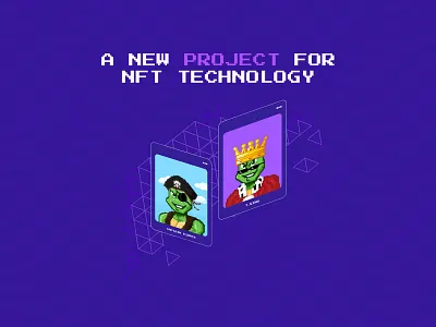 A New NFT Project back end design front end full stack landing page nft nft art nft characters pixel art popular project management purple turtles ui design ux design website website design