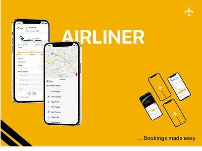 Airliner airplane app branding design ticket travel ui ux