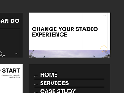 STADIUM WEBSITE awwward website awwwards branding creative creativewebsite design home page homepage design presentation website ridesign sport sport website stadium stadium website ui ui design ux uxui vector website design