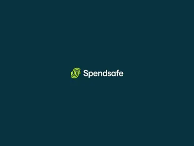 Spendsafe Lockup brand design branding finance logo logo design logo mark thumbprint visual identity