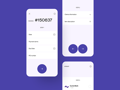 INVOICE 046 46 app daily ui daily ui 046 daily ui 46 interface invoice mobile interface ui ux