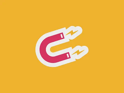 Magnetic Sticker icon il illustrator