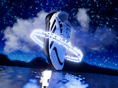 ✨ adidas OZELIA concept renders ⚡ 3d adidas animation blender branding c4d cinema4d design graphic design houdini logo motion motion design motion graphics octane shoe shoes sky stars typography