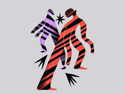avoidance pt. 1 abstract avoidance characterdesign characters colourful design digitalillustration illustration illustrator pandemic