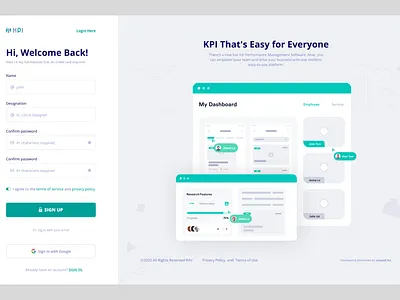 Sign Up Page — UI