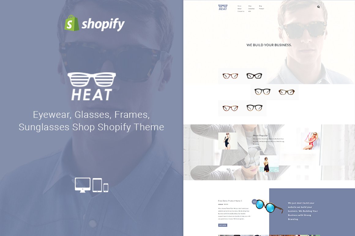 Heat Sunglass Shop Shopify Theme 3d animation app branding design fashion fashion shopify theme graphic design heat shopify theme illustration logo motion graphics responsive responsive shopify theme shopify shopify theme sunglass sunglass shop theme ui