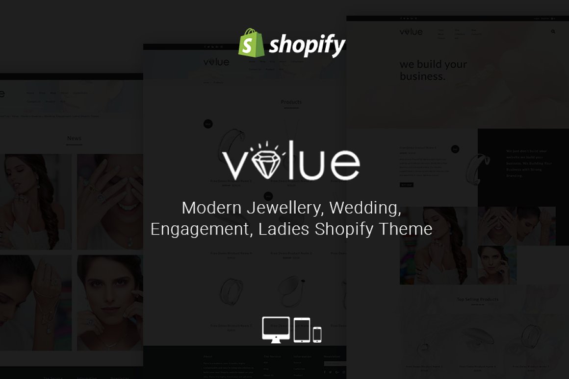 Value Jewelry Shopify Theme 3d accessories accessories shopify theme animation app branding design fashion shopify theme graphic design illustration jewelry shopify theme logo motion graphics responsive responsive shopify theme shopify shopify theme theme ui value shopify theme