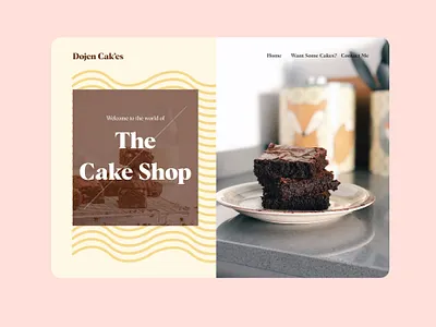 CakeShop Webpage cakewebsite design liquids ui ux webui