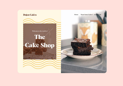 CakeShop Webpage cakewebsite design liquids ui ux webui