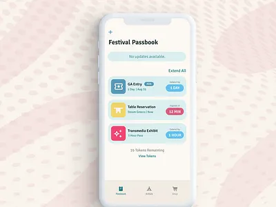 Wavey Music Festival: App newwave swisspunk ui ux