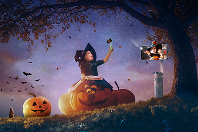 Happy Halloween gimbal halloween poster ps