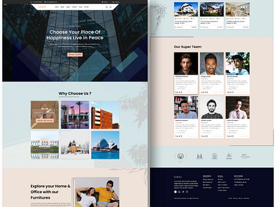 Real Estate Landing Page Template Design V-2 architecchture architecture buliding designerforux home house landing page landing page design ordainit property realestate rent template design ui uiux design uiux designer uiuxdesigner ux web design webpage