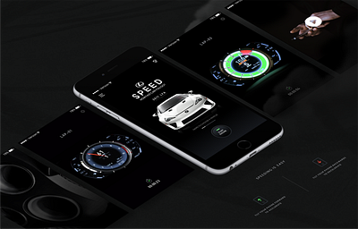 Lexus Speed advertising app design lexus ui ux website