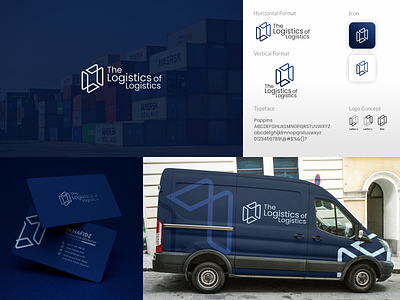 Minimalis Modern Logistics Logo brand design brand identity branding company logo design icon illustration logistics logo logo creator logo design logo maker logodesigner minimal modern logo monogram typography ui ux vector