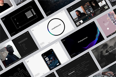 Massiv. Music app bold branding cool festival fresh loud massiv music styleguide typography ui ux web