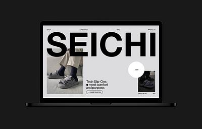 Seichi Sandoru campaign ecommerce fashion lifestyle sandals seichi social ui ux web webdesign