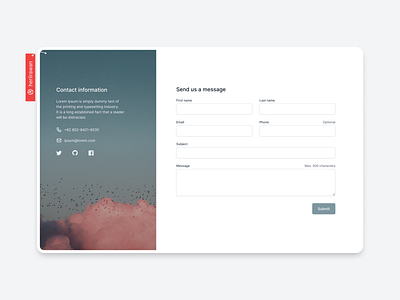Design Page Contact Us company connected contact contact us design graphic design hello heriirawan inspiration landing minimal mobile design news page page design tranding ui design web web design work