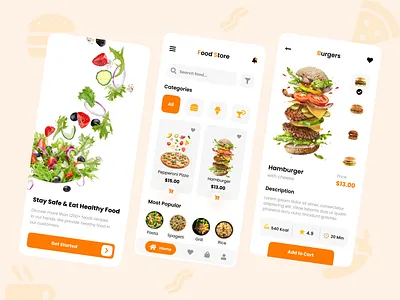 Food Delivery ios App UI burger app chef app eat eating fast food food food app food delivery food delivery service food design food order mobile app mobile ui pizza app recipe app restaurant app tracking app ui ui ux ux