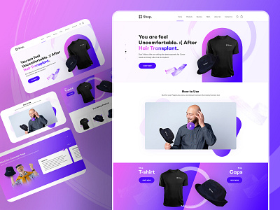E-Commerce Website Design apparels banner banner design branding clean design creative design creative landing page e commerce ecommerce banner design home page design landing page minimal design shopping website ui ux website