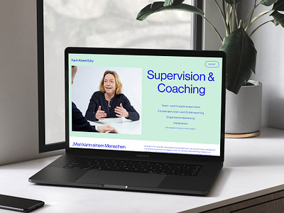 Coaching & Supervision Homepage branding design graphic design homepage ui webdesign