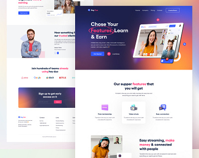 TryHeyDuo animation branding graphic design logo ui